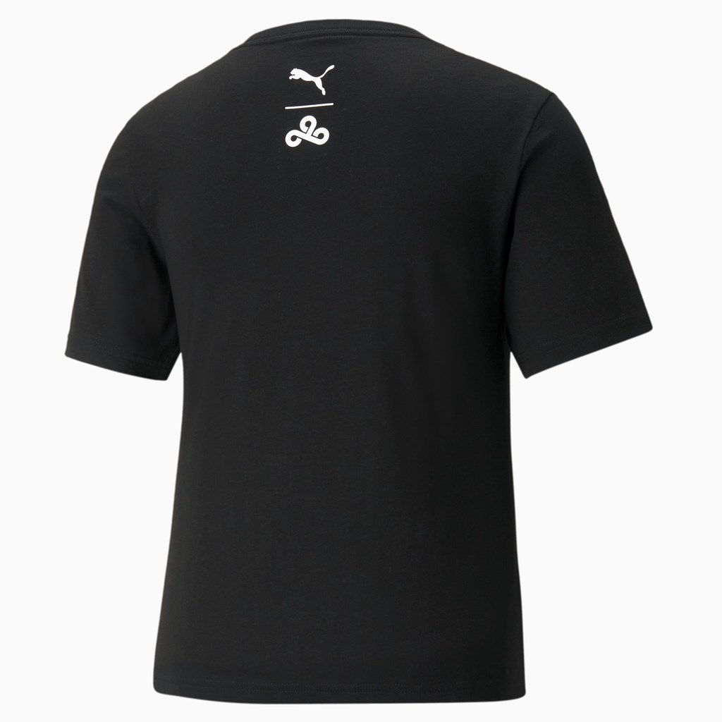 T Shirt Running Puma PUMA x CLOUD9 Graphic Esports Femme Noir | 2567098-UI