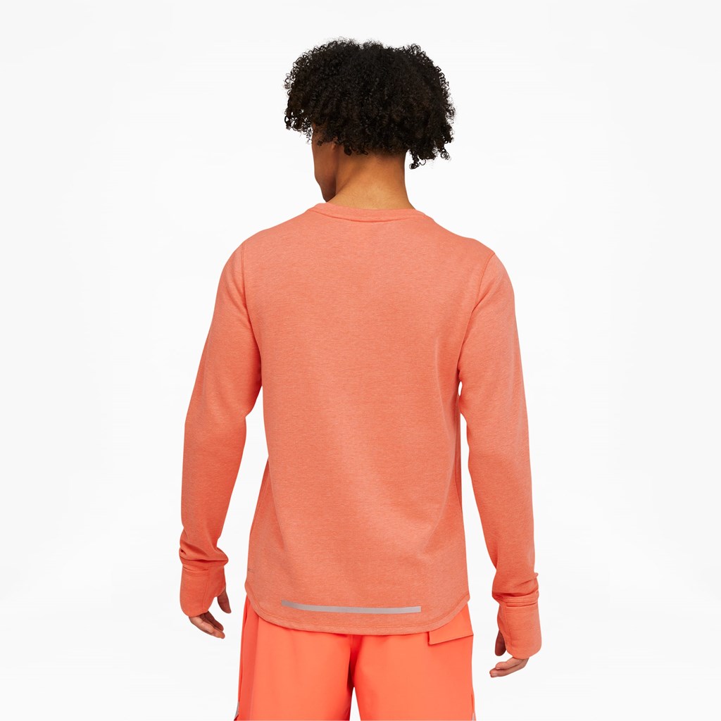 T Shirt Running Puma PUMA x HELLY HANSEN Long Sleeve Homme Corail | 3105286-VK