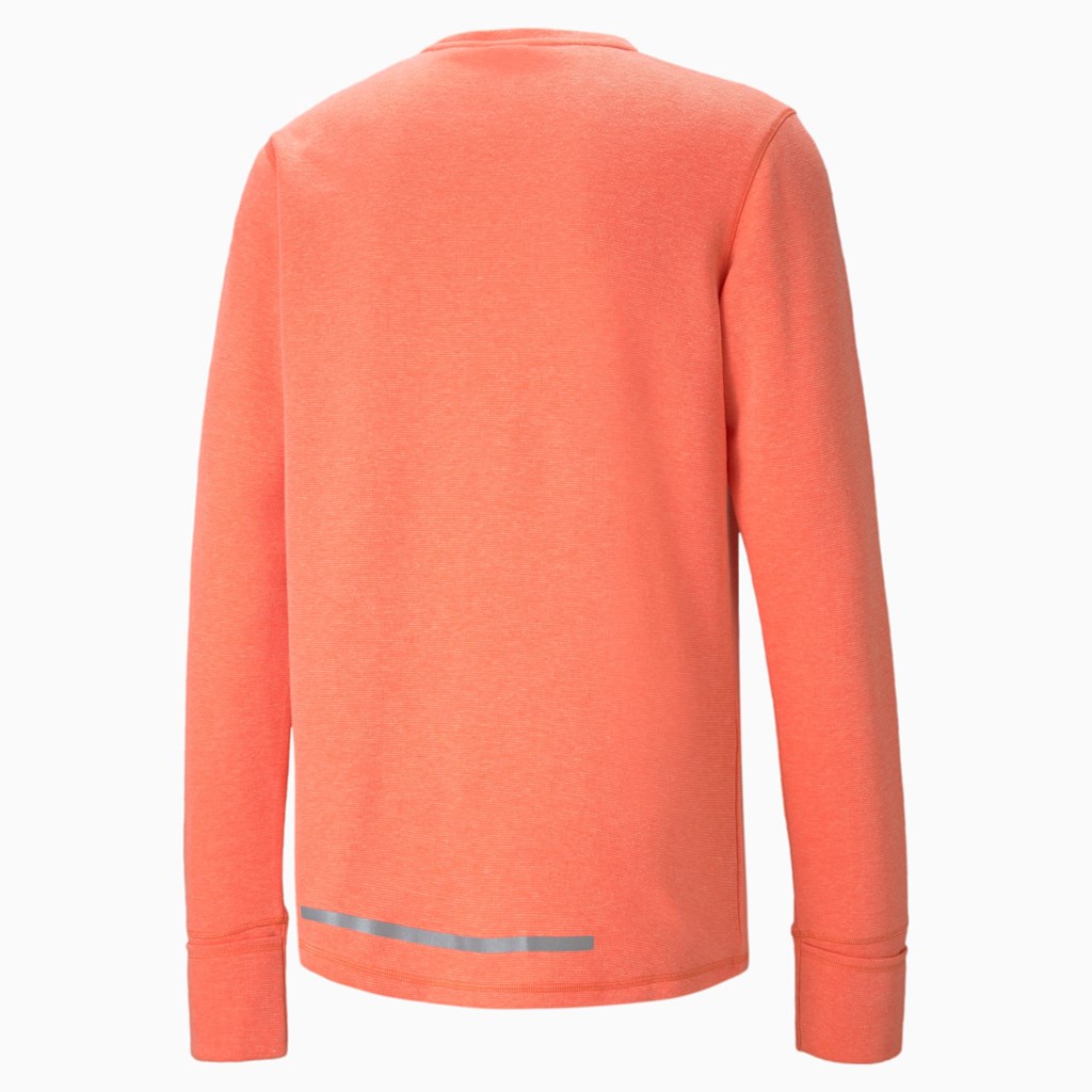 T Shirt Running Puma PUMA x HELLY HANSEN Long Sleeve Homme Corail | 3105286-VK