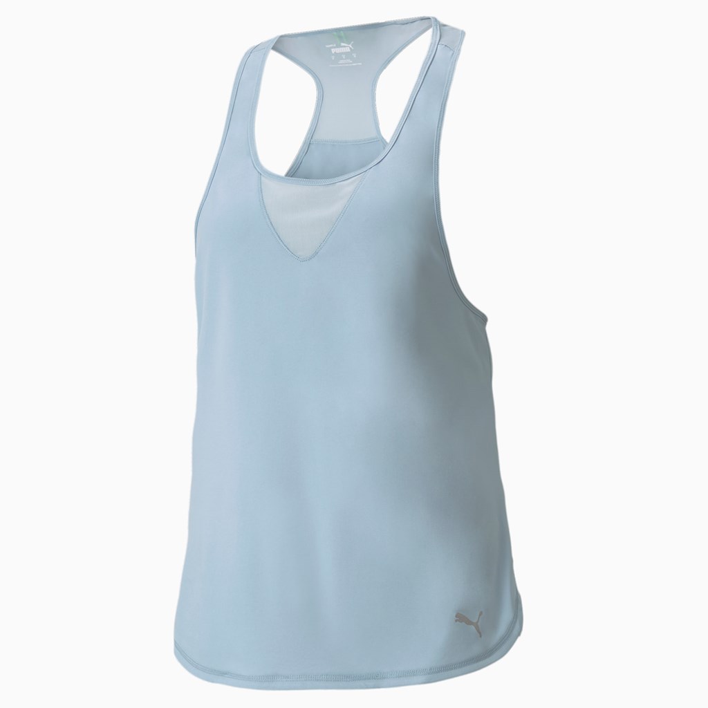 Tank Tops Puma COOLADAPT Course Tank Top Femme Bleu | 7490516-BZ