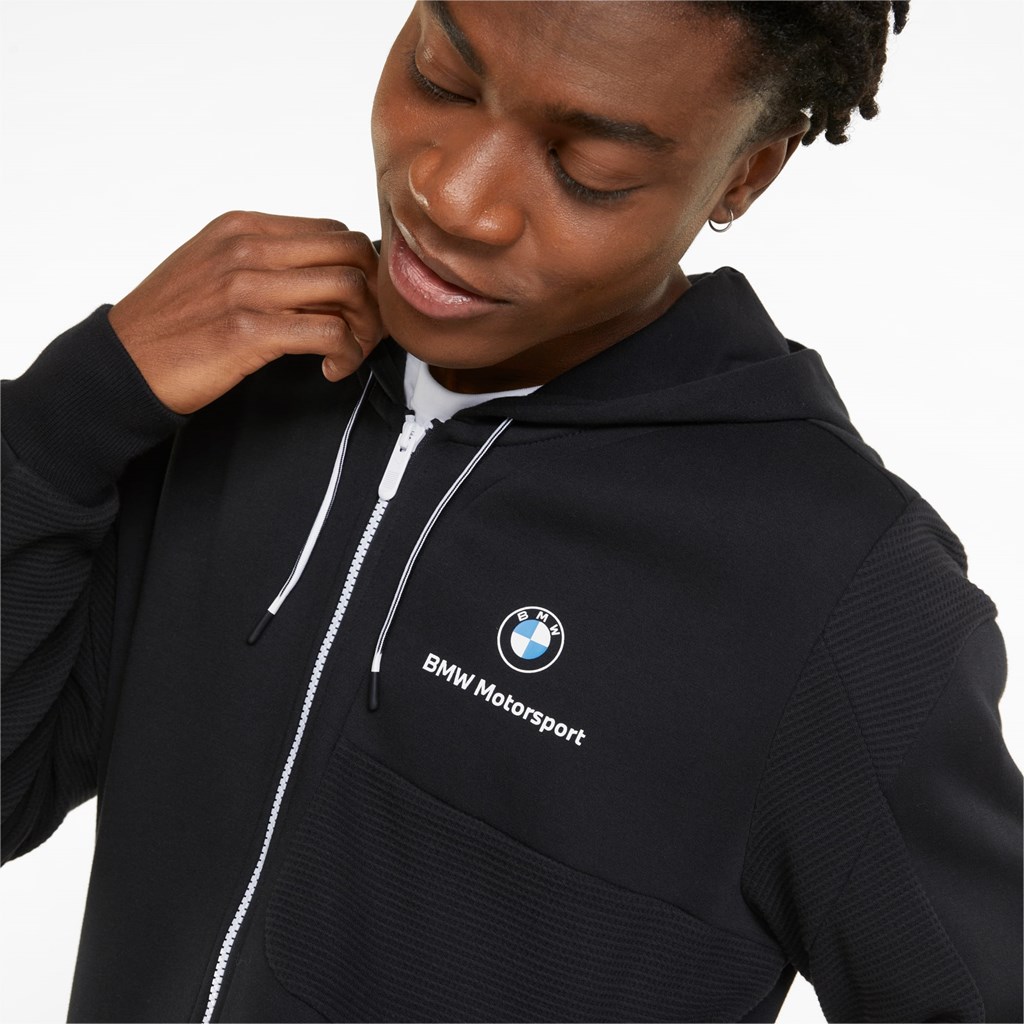 Vestes Puma BMW M Motorsport Encapuchonné Sweat Homme Noir | 0638942-GW