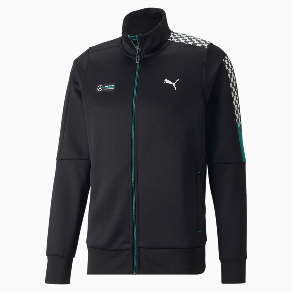 Vestes Puma Mercedes F1 T7 Piste Homme Noir | 1652479-BN