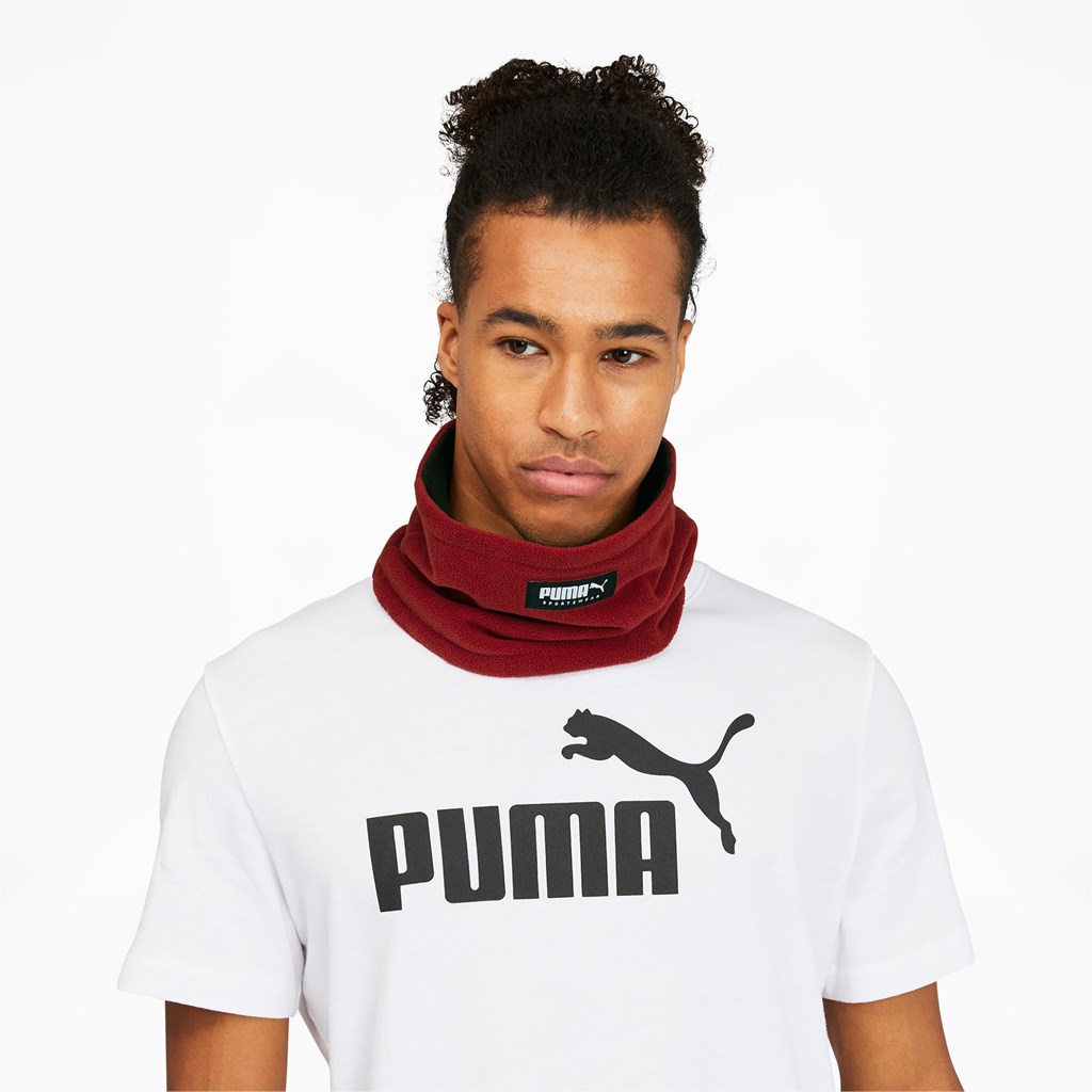 Warmer Puma Reversible Neck Warmer Homme Rouge Noir | 7816920-RT