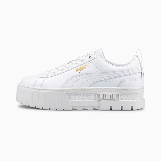 Baskets Puma Mayze Classic Femme Blanche | AIVQD5238