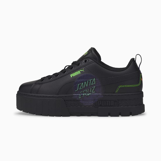 Baskets Puma PUMA x SANTA CRUZ Mayze Femme Noir Noir | VTEFX9714