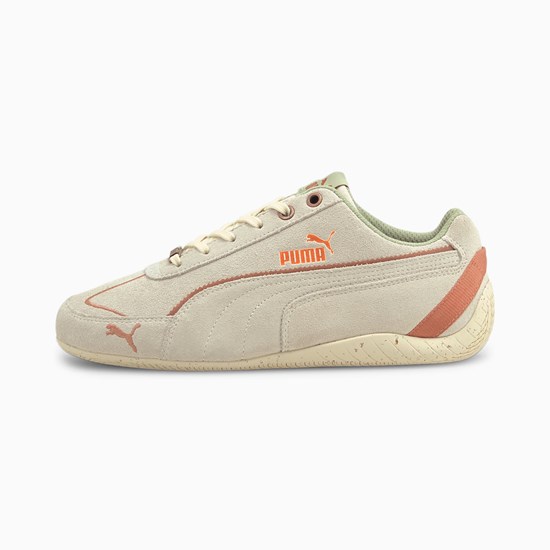 Baskets Puma Speedcat Metallic Remix Femme Blanche Cuivre | KGCNI4218