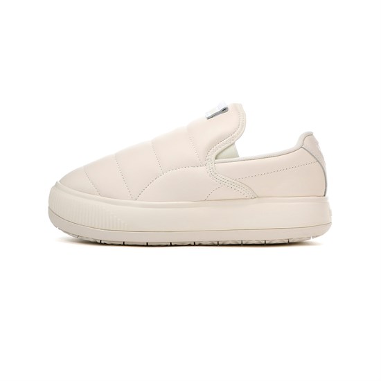 Baskets Puma Suede Mayu Slip-On Cuir Femme Blanche | 2709413-UL