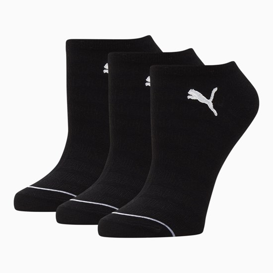 Chaussettes Puma No Show Socks [3 Pack] Femme Noir Blanche | SCITO2951