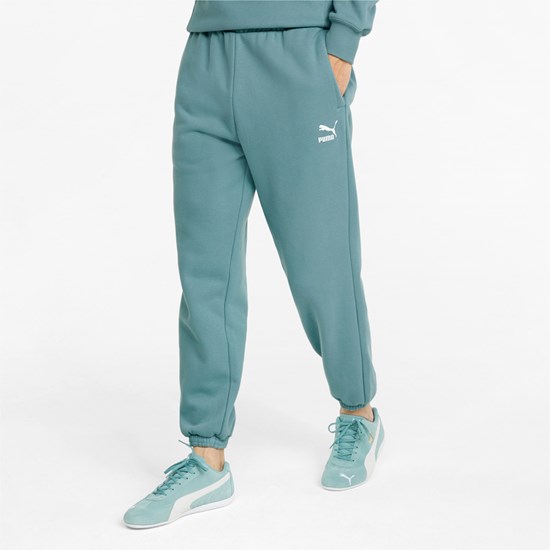 Sweatpants Puma Classics Relaxed Homme Bleu | EVGSU7561