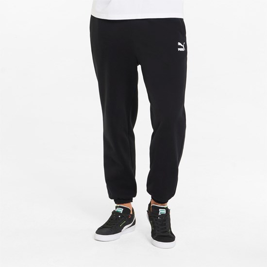 Sweatpants Puma Classics Relaxed Homme Noir | CQSPB7148