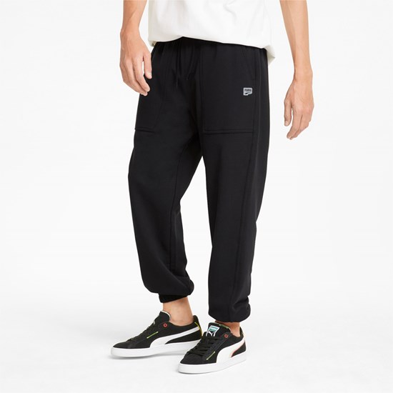 Sweatpants Puma Downtown Homme Noir | IUPRA2461